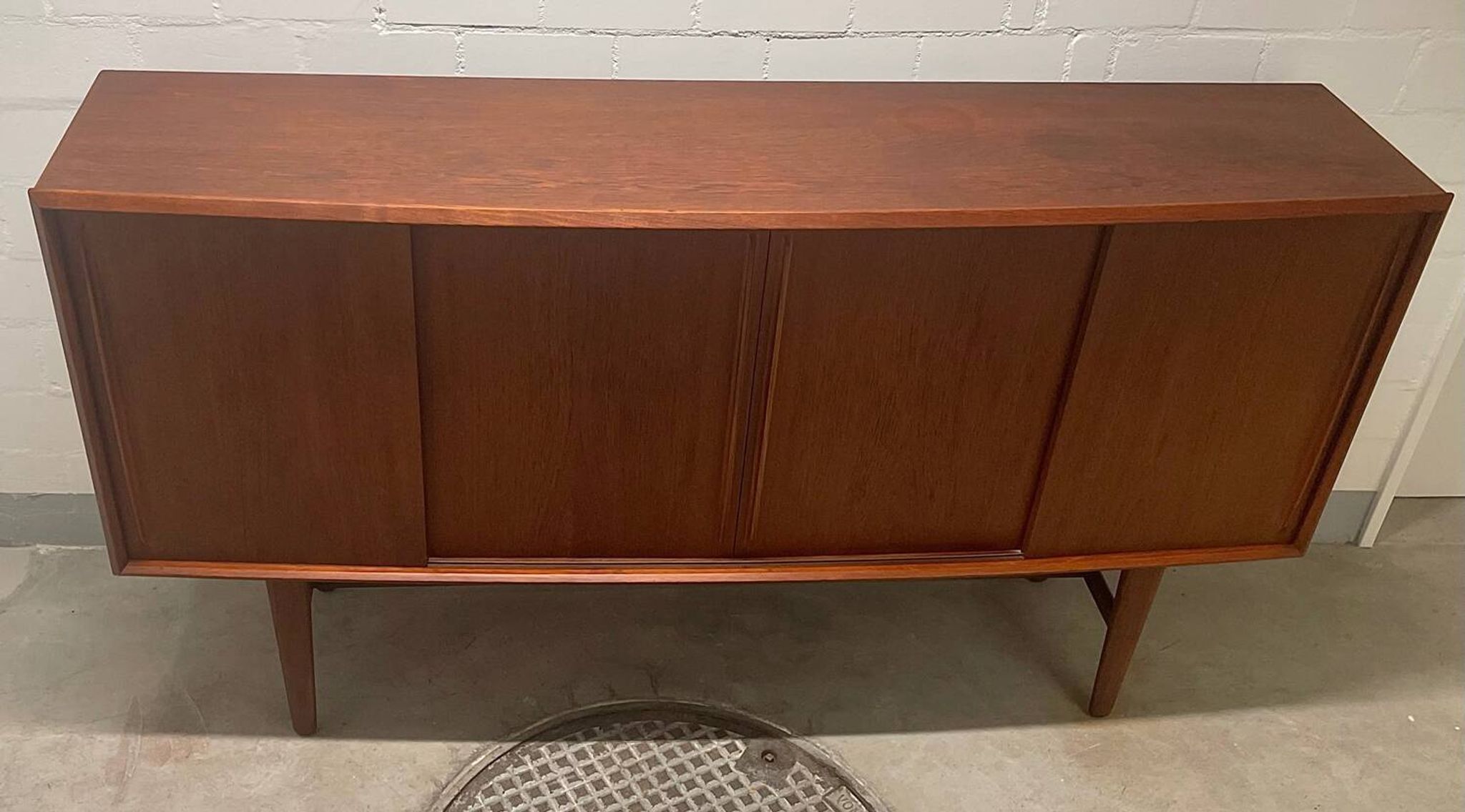 Scandinavian Teak Sideboard Madsen HP Hansen 60s