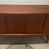 Scandinavian Teak Sideboard Madsen HP Hansen 60s