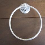 Set of antique silver bathroom elements