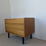 Small chest of drawers, bedside table from the 60s, rosewood.