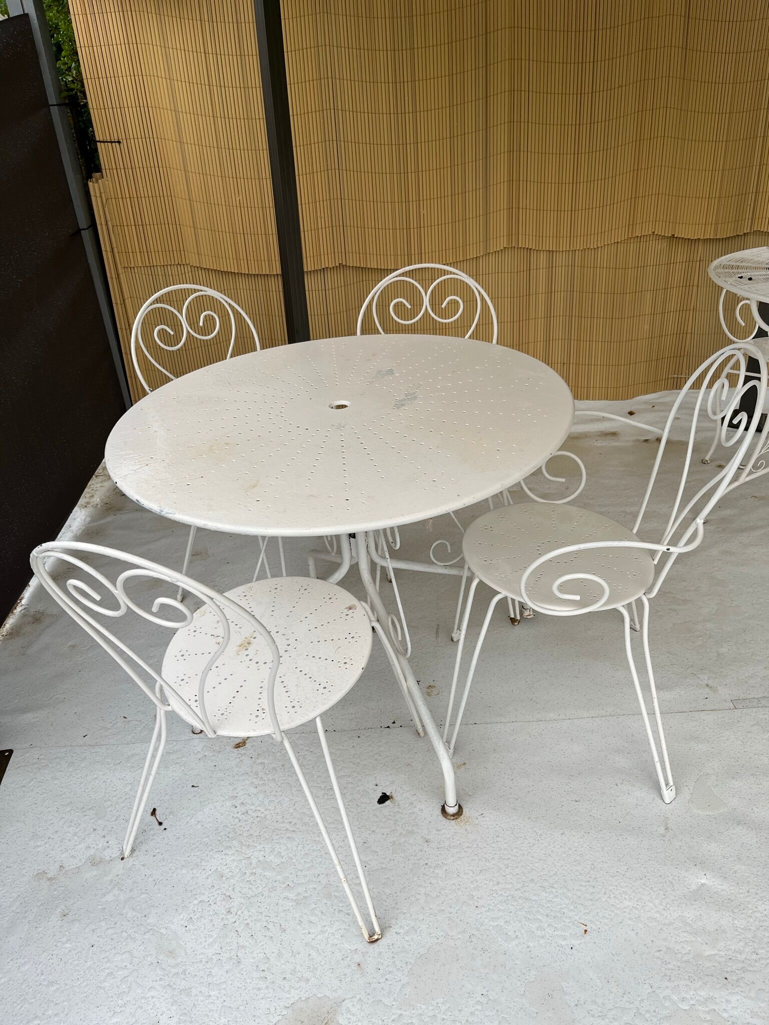 Old French garden furniture