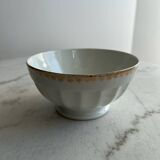 Bowl with gold rim