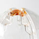 4 Mazzega Murano wall lamps vintage 1960s