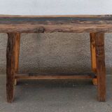 Old wooden console