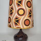 70s stoneware lamp