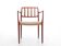 Suite de 4 fauteuils scandinaves en teck modèle 66