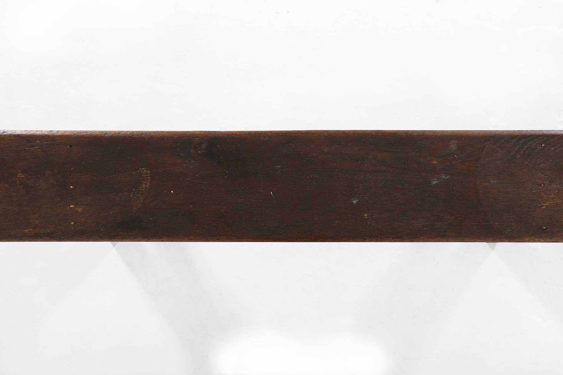 Banc en bois industriel Ca.1920