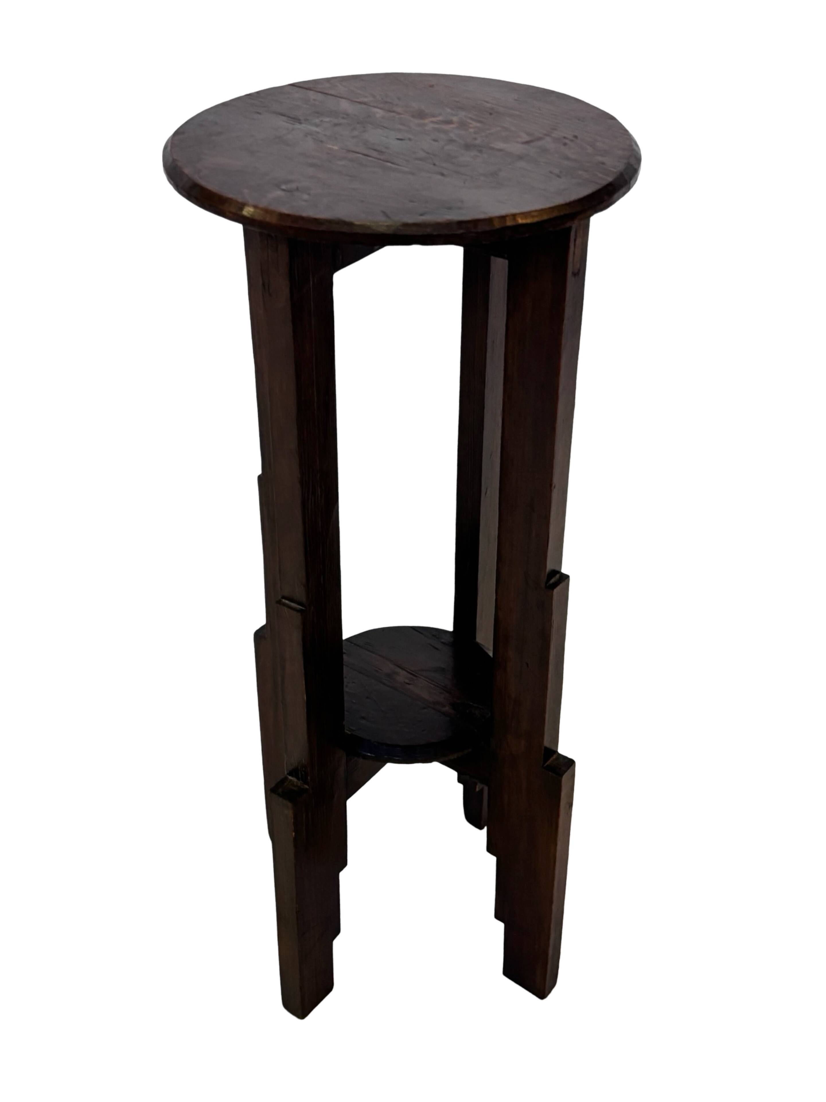 Support de plante Art Déco table d'appoint design École d'Amsterdam minimaliste