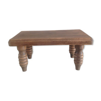 Old oak stool or footstool
