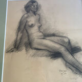 Drawing "Female nude", 1950