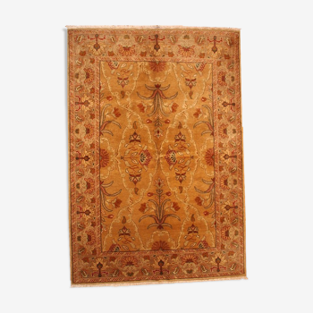 Vintage turkish sivas handmade carpet 122cm x 183cm 1980s