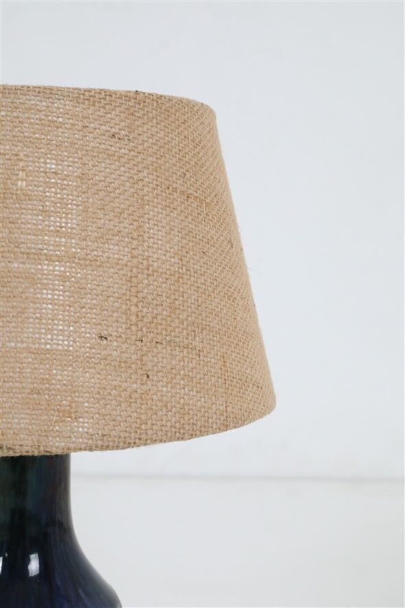 Danish mid-century ceramic table lamp by Ernst Nielsen / Faxe / 1960s / 1970s