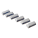 Set of 6 vintage ceramic knife rests in cream and blue.