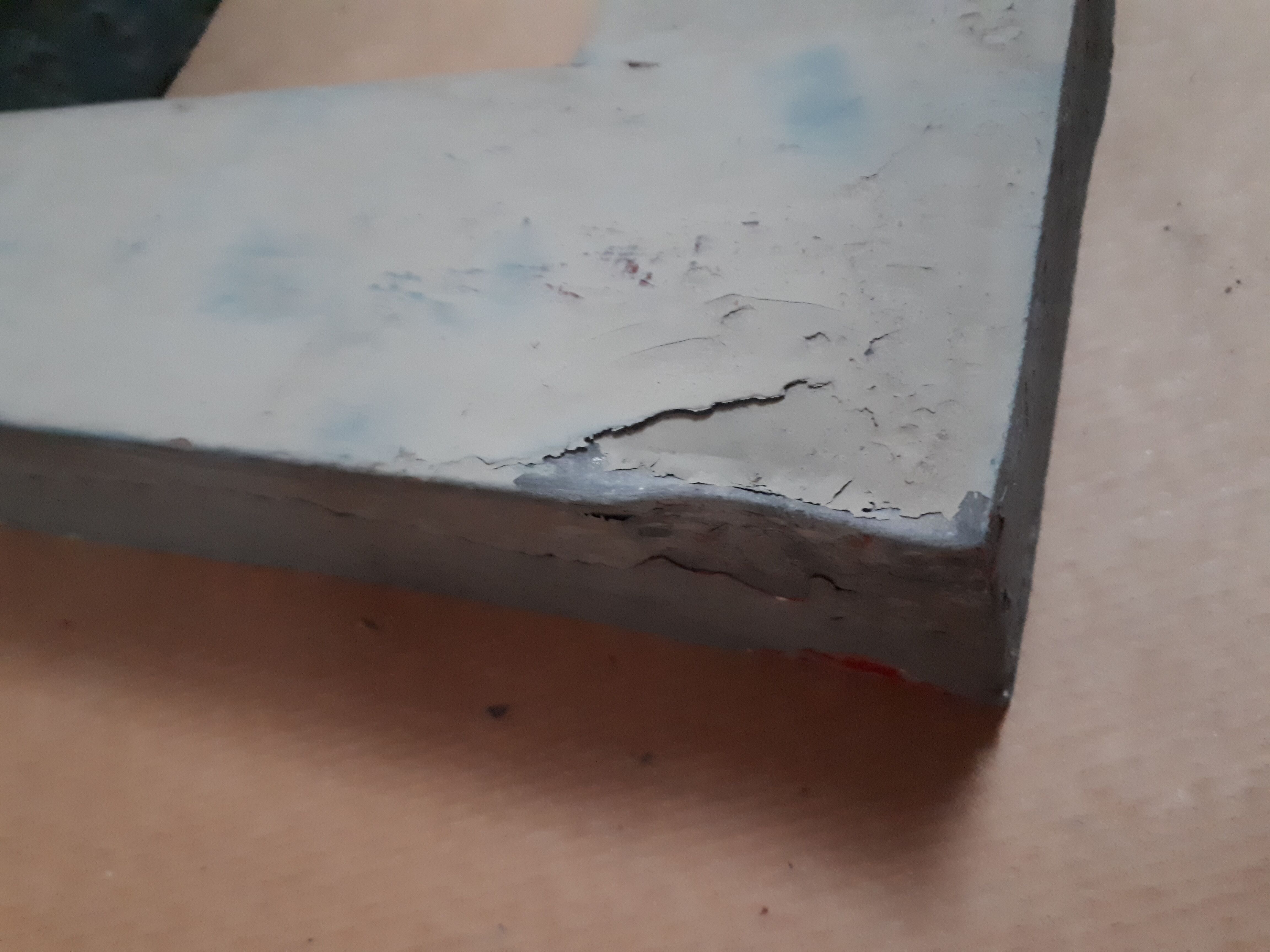 Letter of sign metal zinc vintage 1950 1960