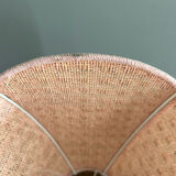 Vintage suspension in raffia and fabrics