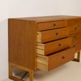 Oak and teak chest of drawers by Børge Mogensen for Karl Andersson & Söner, 1958