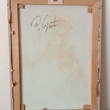 Peinture, portrait signée P. Caputo, années 60-70