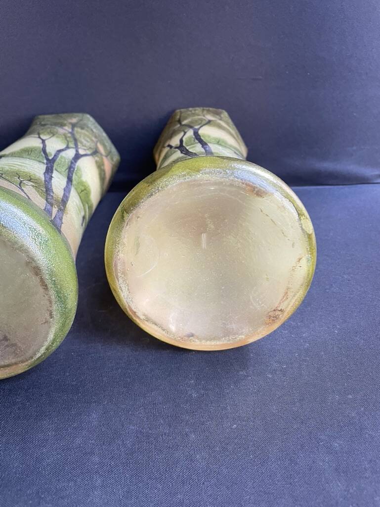 Pair of FT Legras Toul vases – 19th century
