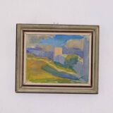 Original Swedish Oil on Canvas – “Summer Landscape” by A. Nyblom
