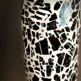 Vase en ciment blanc