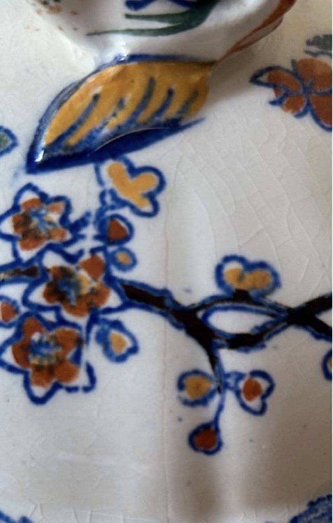 Gien teapot "Rooster and Peony"