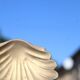 Vide-poche coquillage en laiton vintage