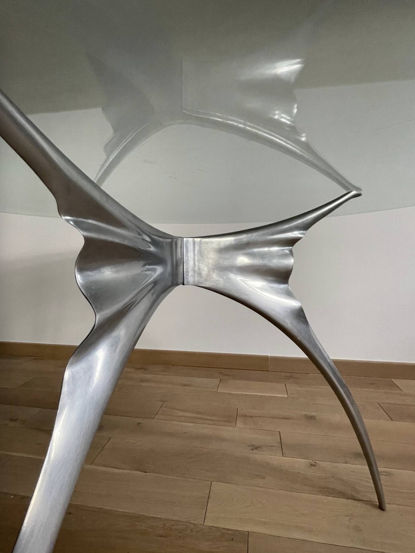 Protis dining room table errance bernard dequet 110 cm