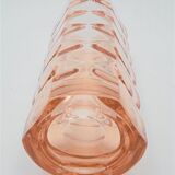 Pink glass vase