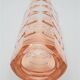 Vase en verre rose