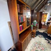 Mid century retro vintage wall unit bookcase danish design by poul hundevad rosewood 1950-1960