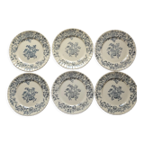 Antique plates in iron earth Lonchamp - Ribbon