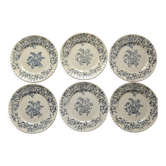 Antique plates in iron earth Lonchamp - Ribbon