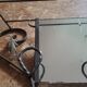 Wrought iron coat rack