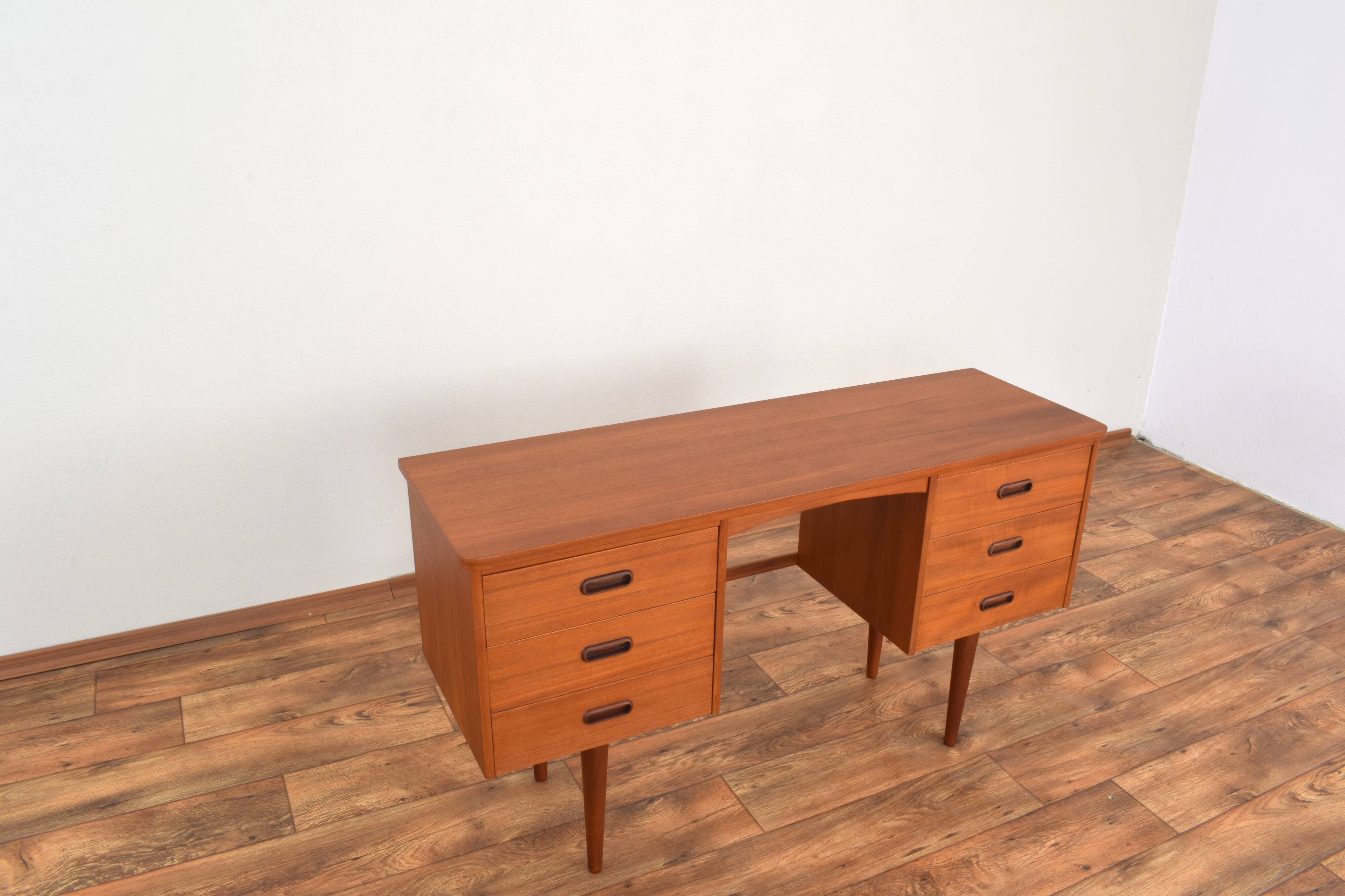 Mid-Century Danish Teak Desk, 1960s.