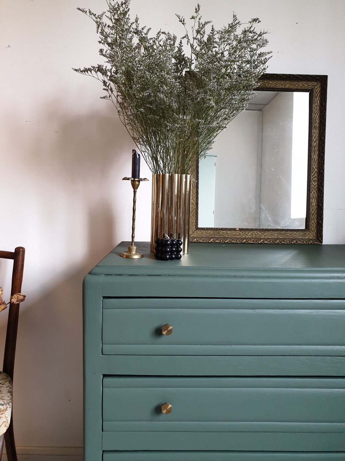 Commode Art Déco vert