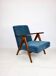 Vintage classic armchair like VAR grey - blue jeans