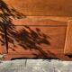 Vintage headboard and footboard in 140cm Art Deco style.
