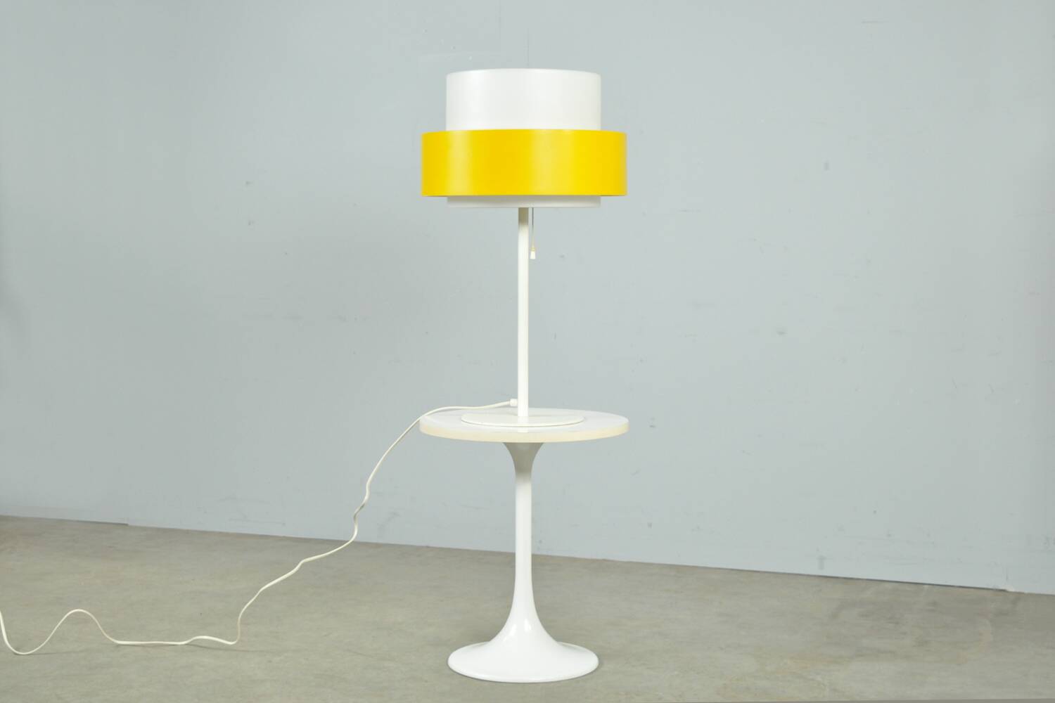 Swedish vintage table lamp by uno & osten kristiansson, luxus, 1960s