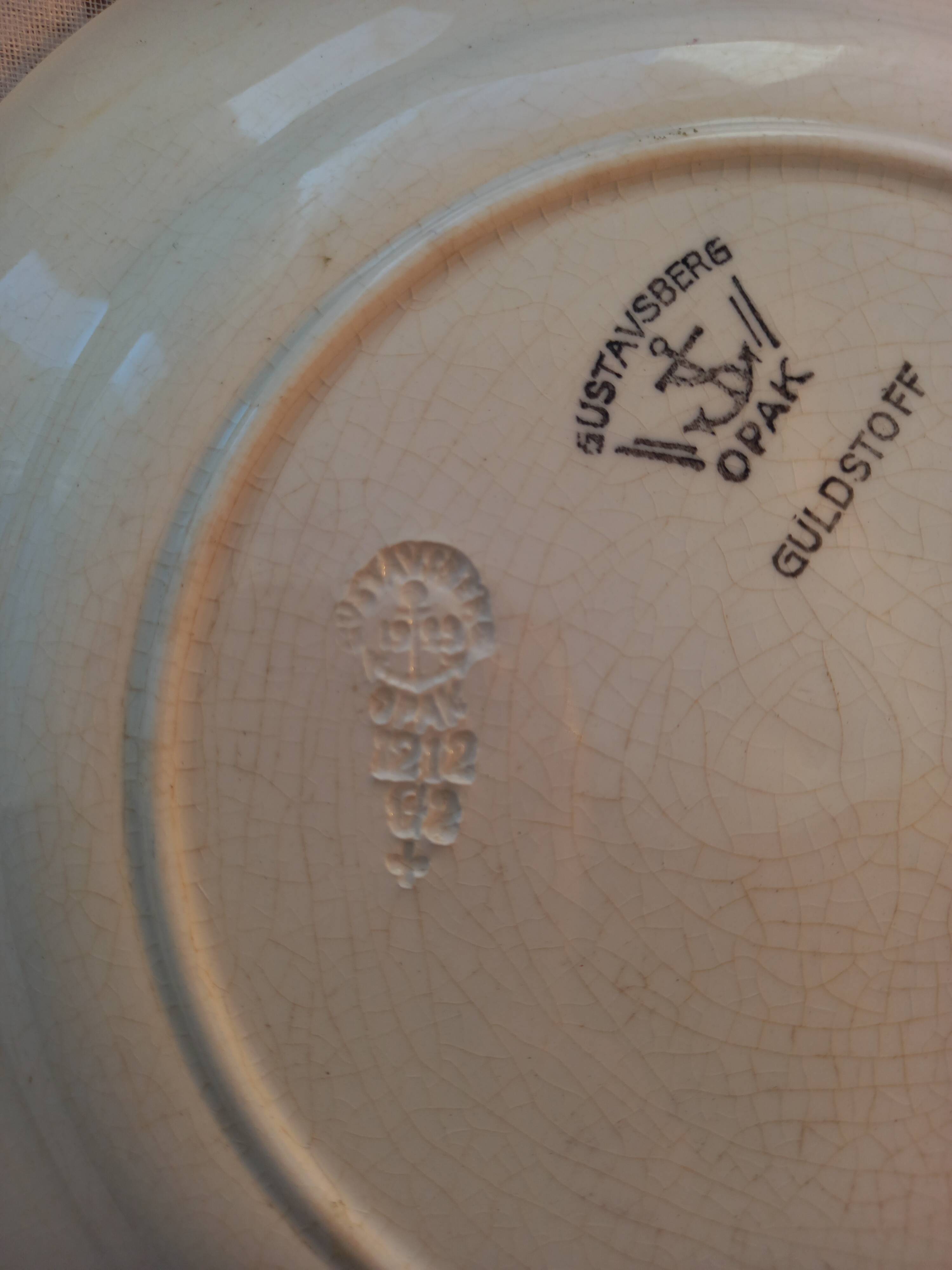 Set of 11 Gustavsberg plates – 1929