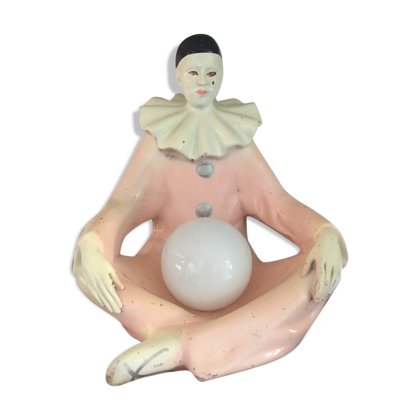 Pierrot art deco lamp