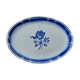 Plat ovale faïence de Badonviller