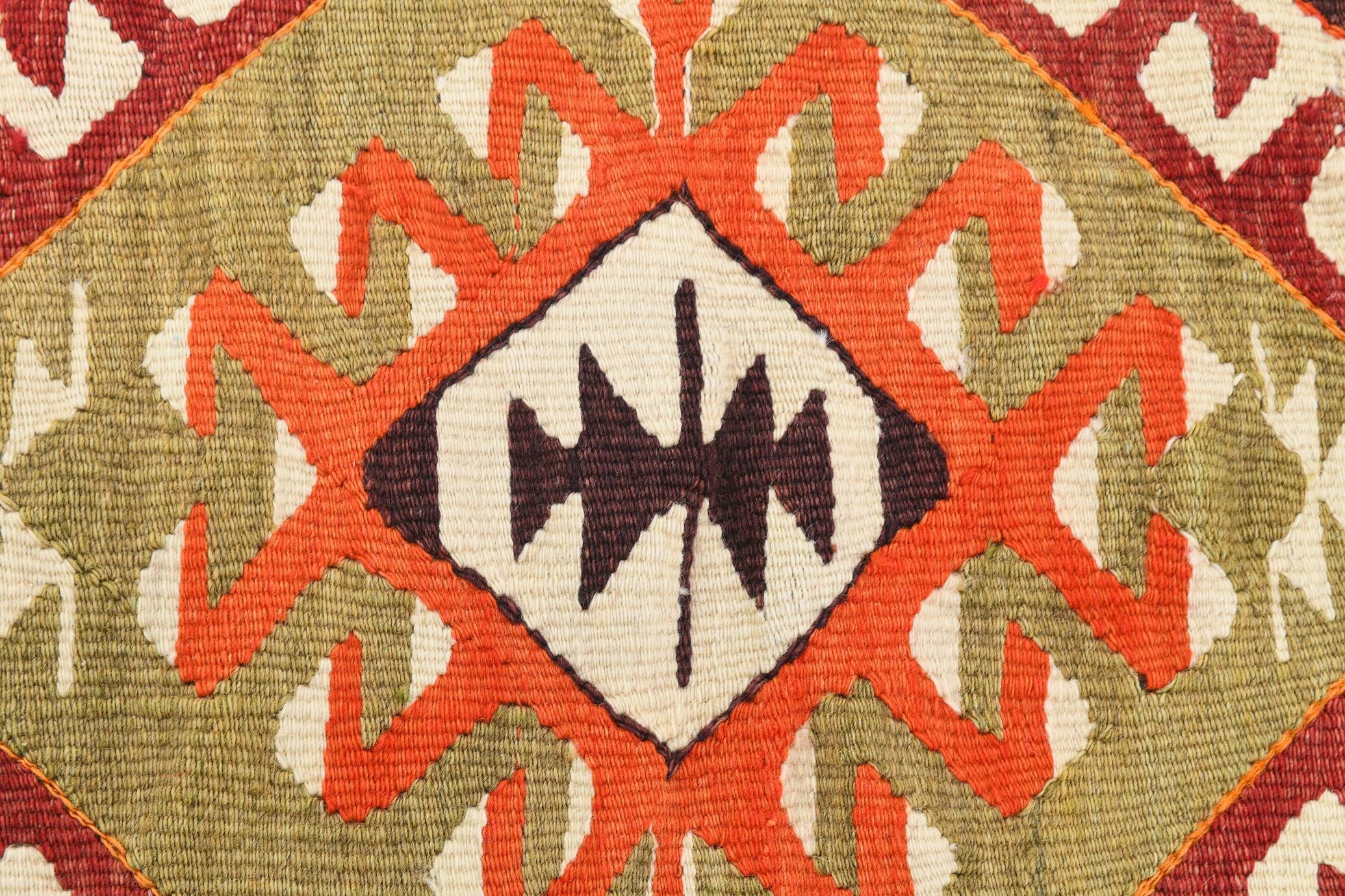 170x238Cm Anatolian Kilim Rug, 6x8 Handmade Wool Rug