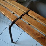 School wooden bench 70s
