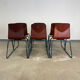 Lot 6 chaises Galvanitas « S23 », années 60, Hollande