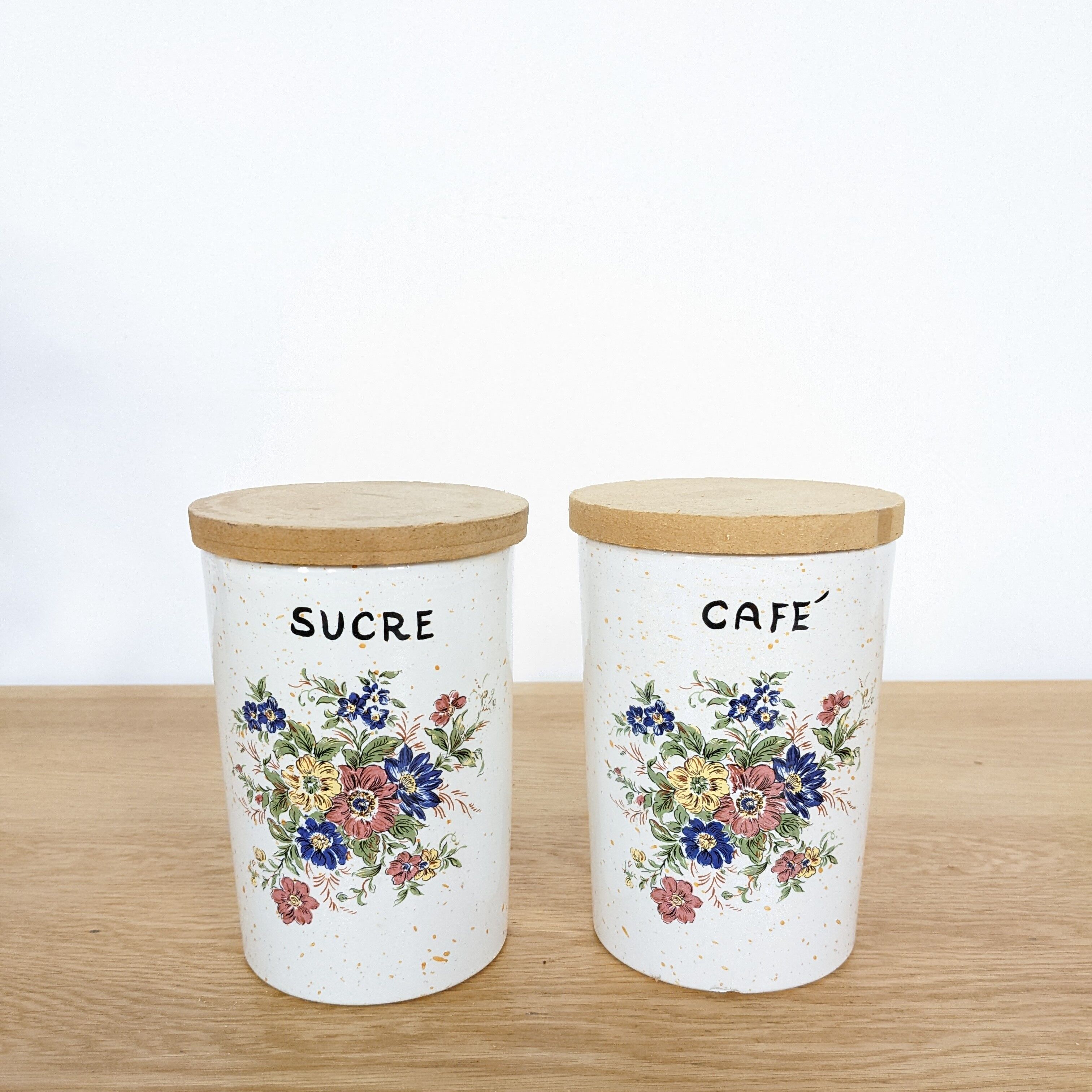 Pots à café et sucre vintage