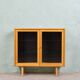 Vintage display cabinet, chest of drawers, sideboard, oak, Danish Mid Century
