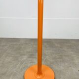 Coat rack 70's orange and chrome by Fase