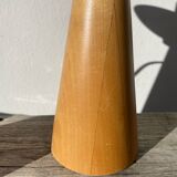 Pair of Scandinavian wooden lamps, 1980s
