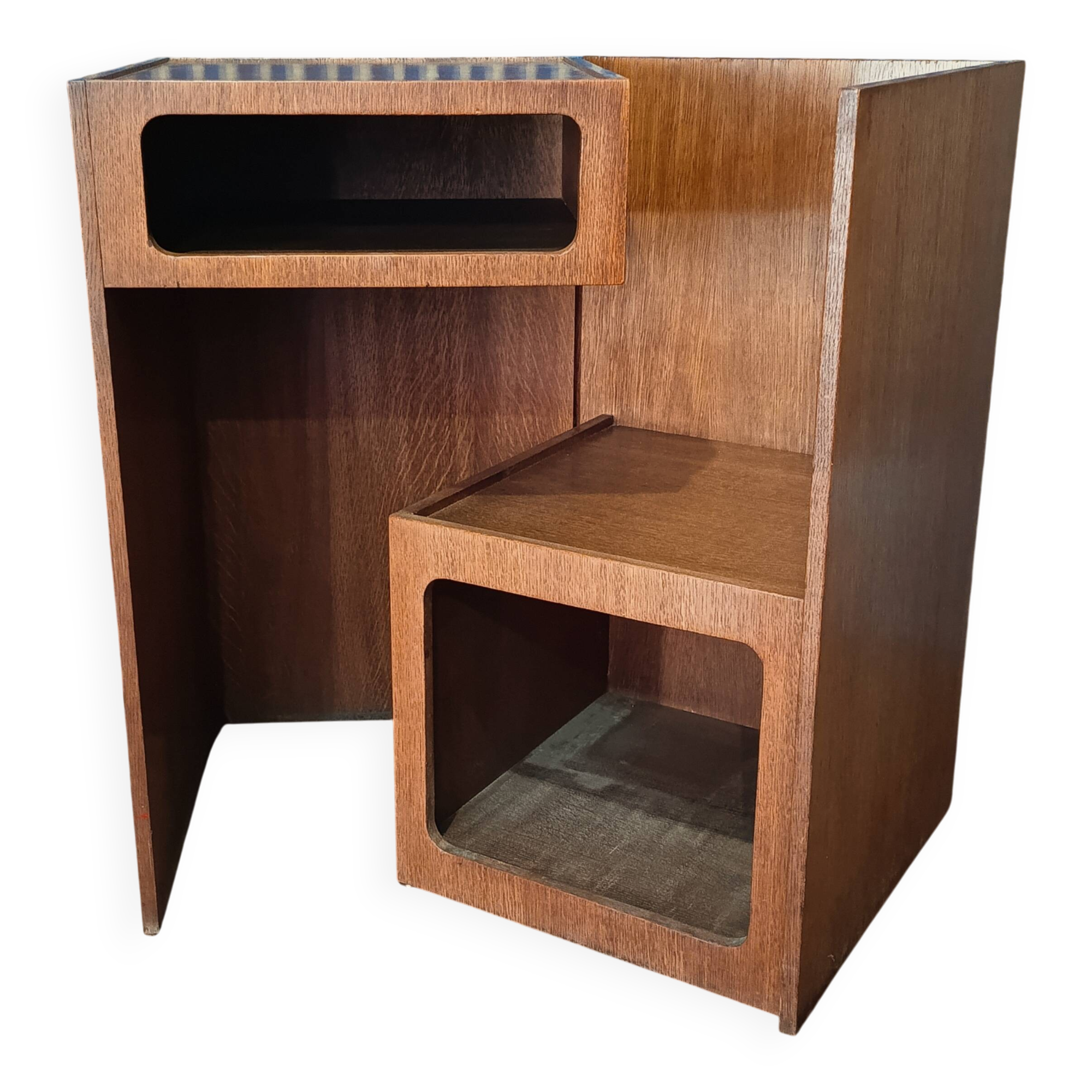Vintage folding telephone table