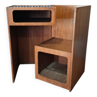 Vintage folding telephone table